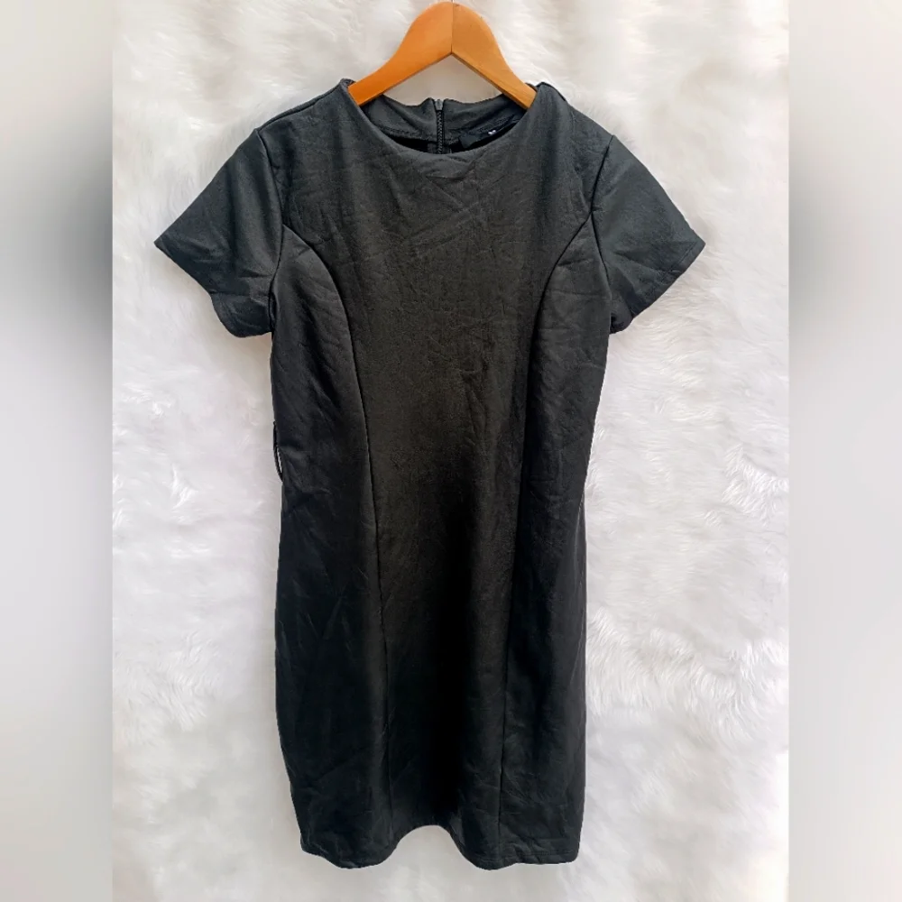 V Leather Dress - Picture 3 of 7